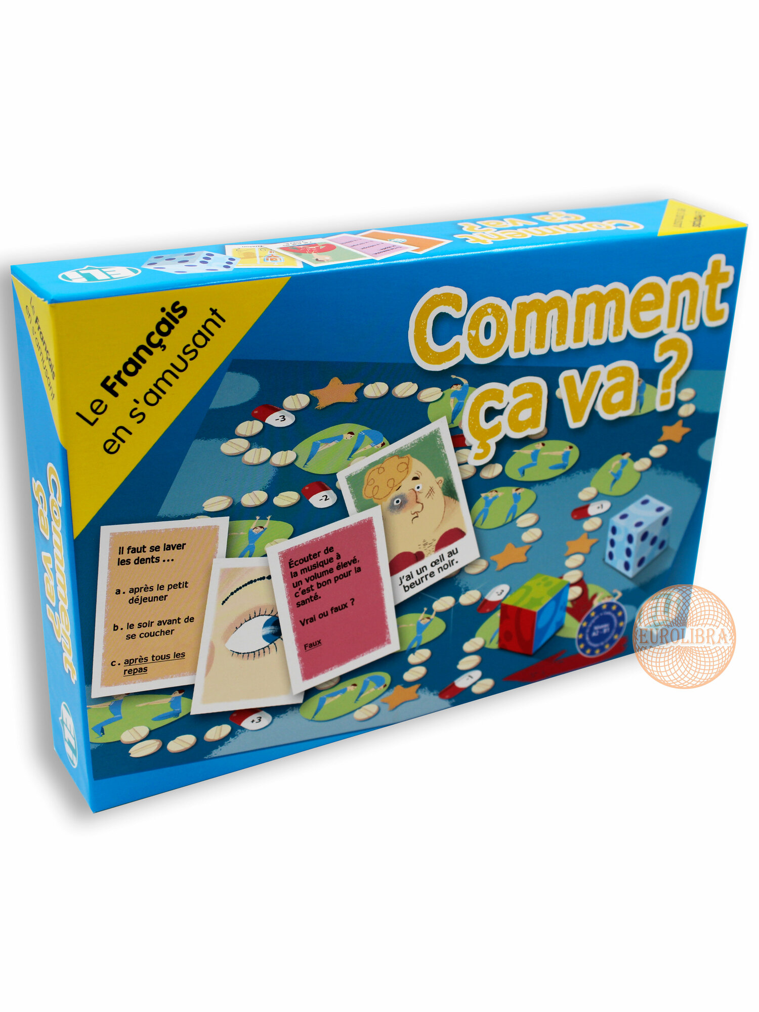 COMMENTA CA VA? (A2-B1) / Обучающая игра на французском языке "Как дела? " - фото №1