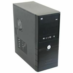 Корпус для персонального компьютера Miditower Trin (ATX Q1B) ATX black/silver без БП