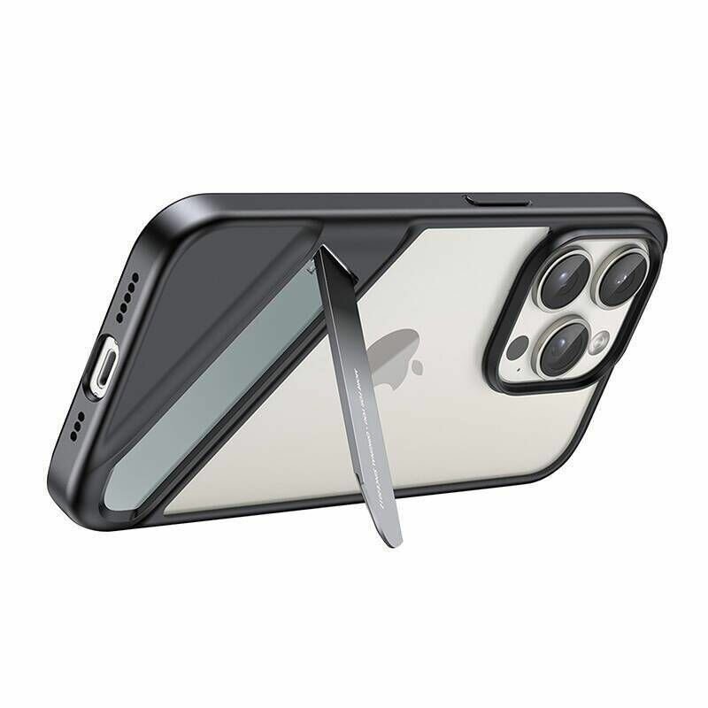 Защитный чехол UGREEN 25405_ с подножкой, для iPhone 15 Plus 6.7", черный - фото №4