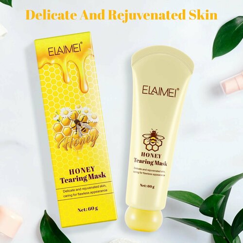 Медовая маска от черных точек и акне пилинг для лица отшелушивающая