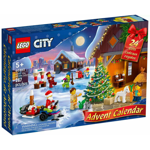 LEGO City 60352 Новогодний календарь 2023 адвент календарь lego city 60352