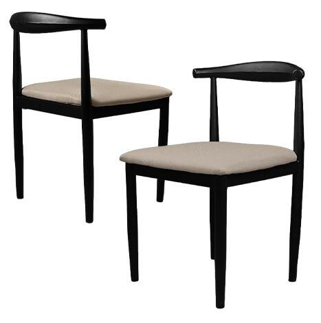 Комплект стульев Ridberg, бежевый (2 шт.) Стулья для гостиной, столовой, кухни