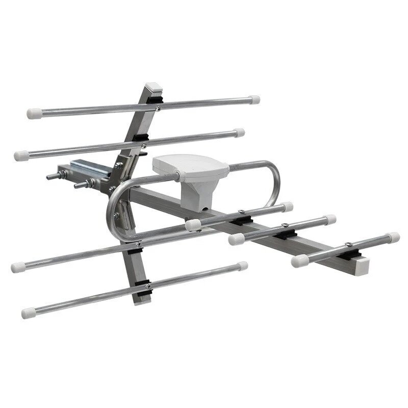 Антенна ТВ наружная "активная" для аналогового и цифрового ТВ - DVB-T2 (модель RX-411) (коробка) (36-0411)