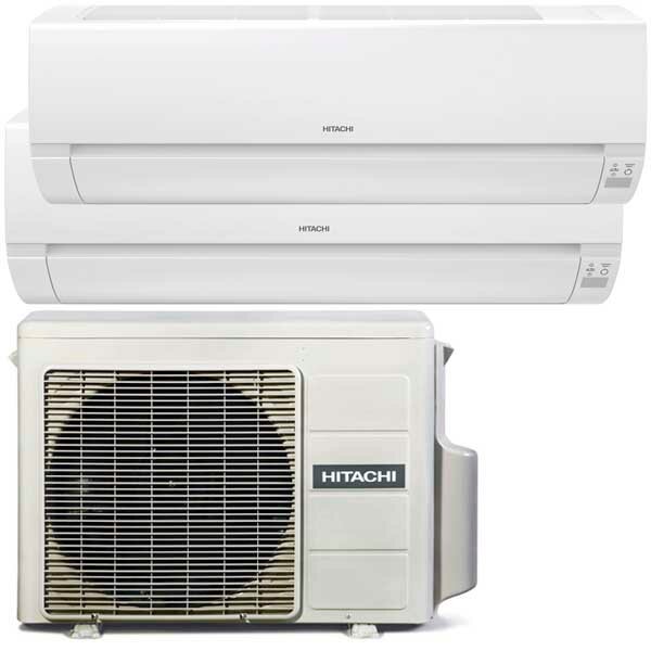 фото Мульти сплит-система Hitachi RAM-33NP2E + RAK-15QPEx2 на 2 комнаты