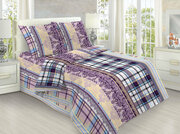 Комплект постельного белья Бязь Элис Текстиль 1.5-спальный, наволочки 70х70, хлопок 100%, рис. 1882