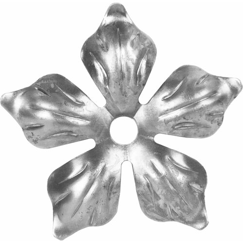 цветок кованый штампованный декоративный d 95 мм Элемент кованый Цветок диаметр 95 мм