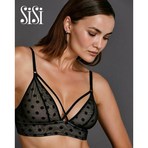 фото Бюстгальтер sisi, размер 75c, черный