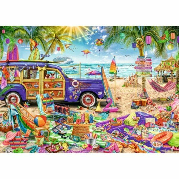 Trefl. Puzzle-2000 Тропические Каникулы (27109) - фото №5