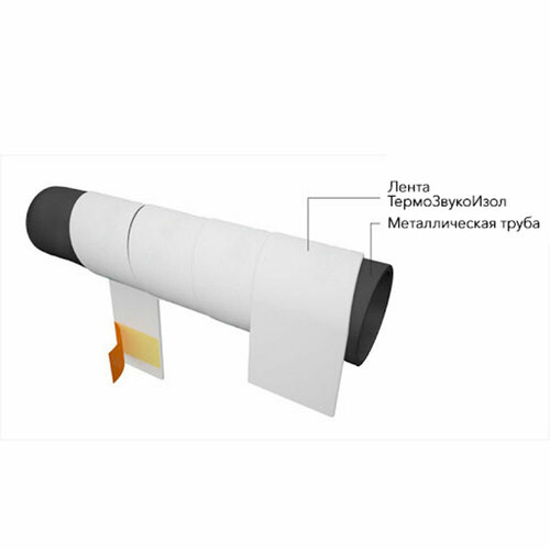 Лента вибродемпфирующая ТермоЗвукоИзол 180 мм