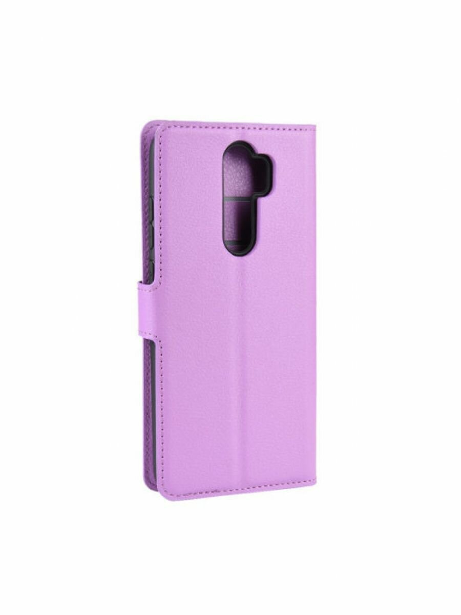 Brodef Wallet Чехол книжка кошелек для Xiaomi Redmi Note 8 Pro фиолетовый