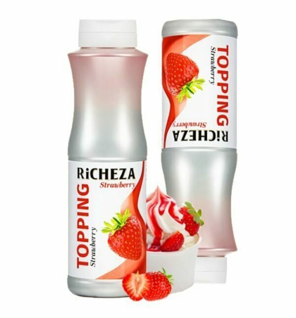 Топпинг RiCHEZA Клубника бутылка пластик (1кг) шт