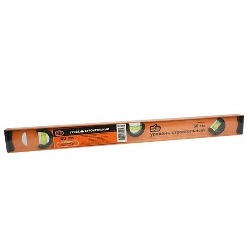 Уровень 600мм 3 глазка лин оранж 700₽