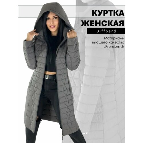 фото Куртка diffberd, размер 40, зеленый