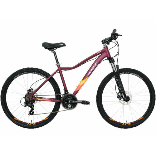 Женский велосипед Welt Floxy 2.0 HD 27, год 2024, цвет Фиолетовый, ростовка 17 женский велосипед welt floxy 1 0 d 26 год 2023 цвет белый ростовка 17
