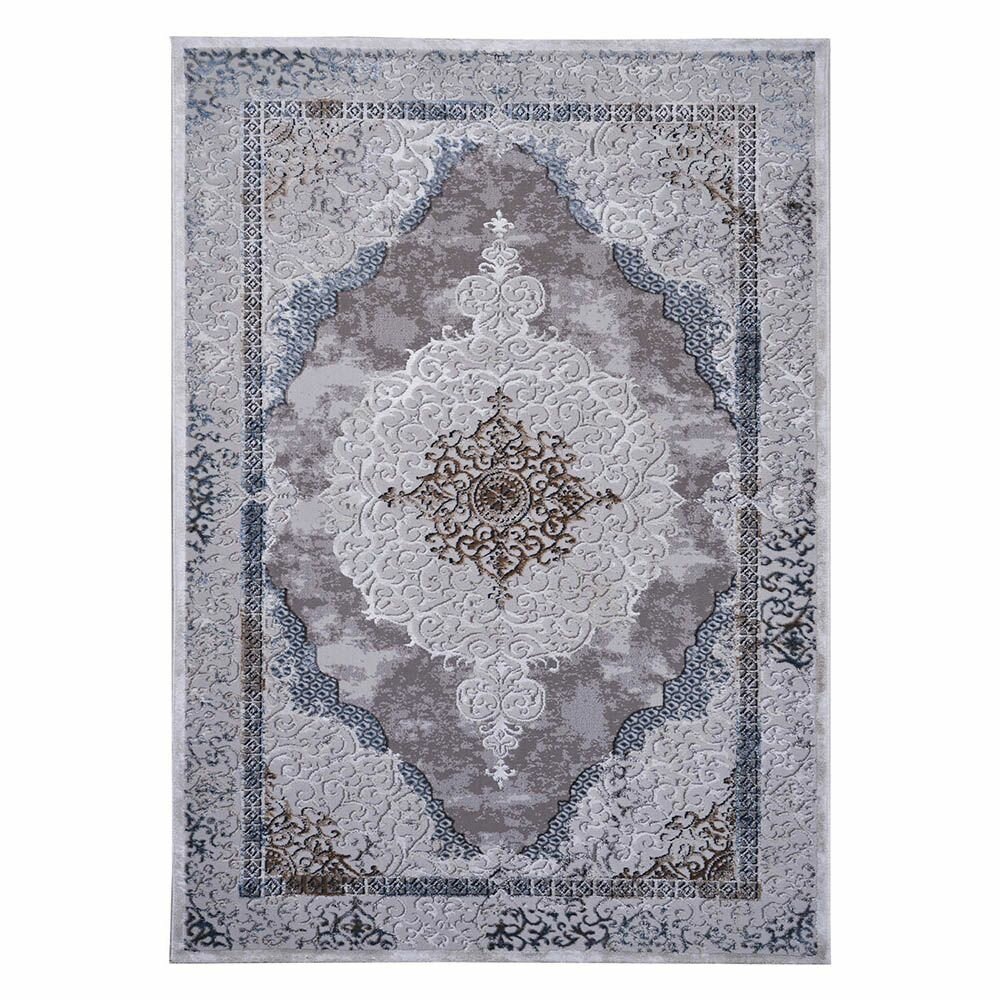 фото Ковер Calypso 8503PQ63 0,8х1,5 м серый-слоновая кость