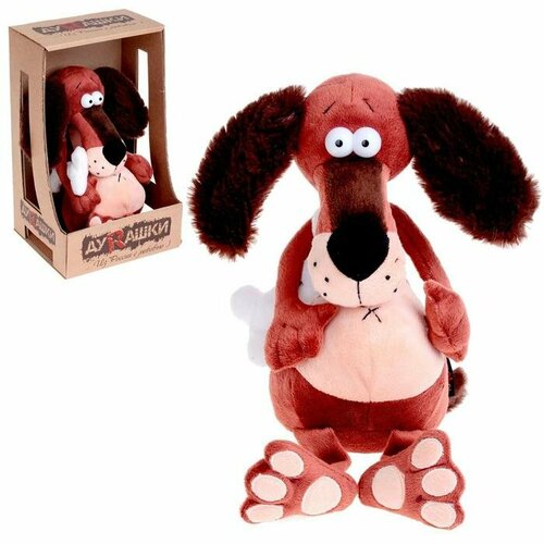 ДуRашки Мягкая игрушка «Пес & Kostochka», 25 см дуrашки мягкая игрушка пес