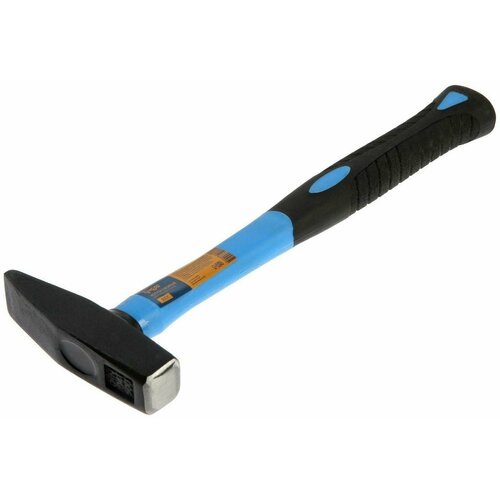 Молоток слесарный квадратный боек фиберглассовая обрезиненная рукоятка 500 г 898₽