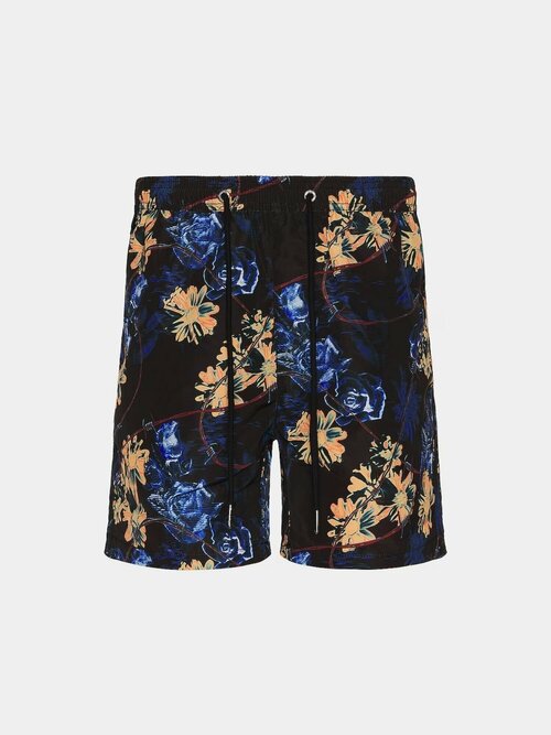 Шорты Ksubi Hyperflower Boardshort, размер XL, черный