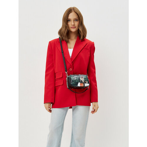 фото Сумка кросс-боди curanni, бирюзовый, черный