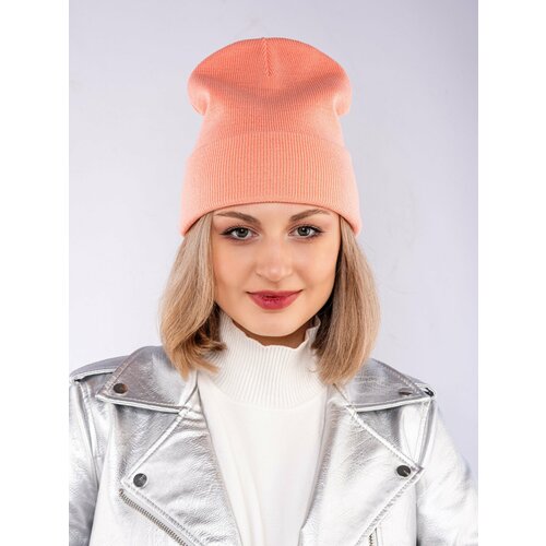 фото Шапка бини , размер 52/58, желтый dafora style