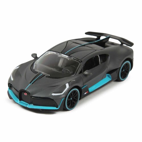 Машина Rastar 1:43 Bugatti Divo Серая 64000 машинка металлическая 1 18 bburago bugatti divo 18 11045