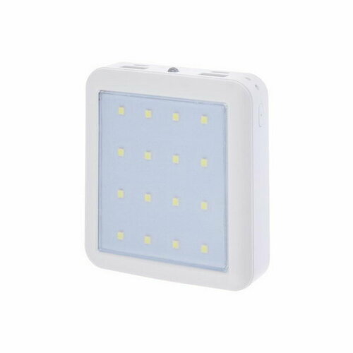 Внешний аккумулятор 484 10000 мАч кабели Type-CLightningMicroUSB фонарь белый 143800₽