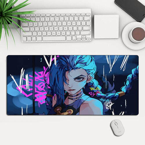 Изображение товара Коврик для мыши в стиле Джинкс №007 80x40x0.3см