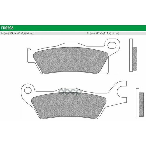 Колодки Тормозные Мото NEWFREN арт. FD0506SV