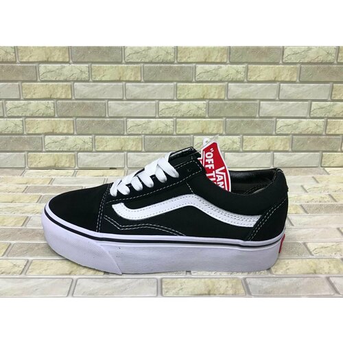 Кеды VANS Old Skool, размер 37, черный, белый