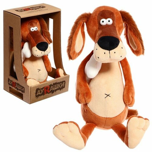 Мягкая игрушка «Пес & Kostochka», 25 см мягкая игрушка huggeland пес бежевый