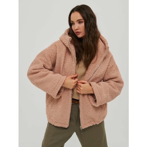 фото Куртка каляев, размер 52, розовый