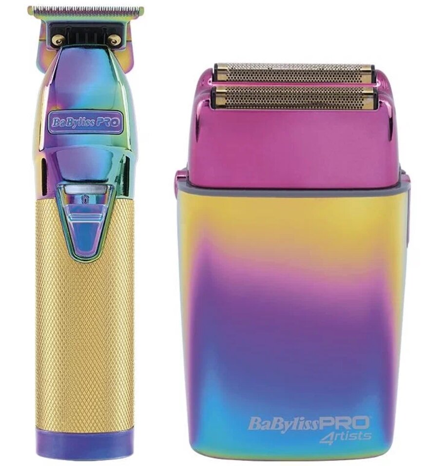 Набор для стрижки BaBylissPRO PRO FXCHAMPKE Chameleon Outlining and Shaving Set, фиолетовый