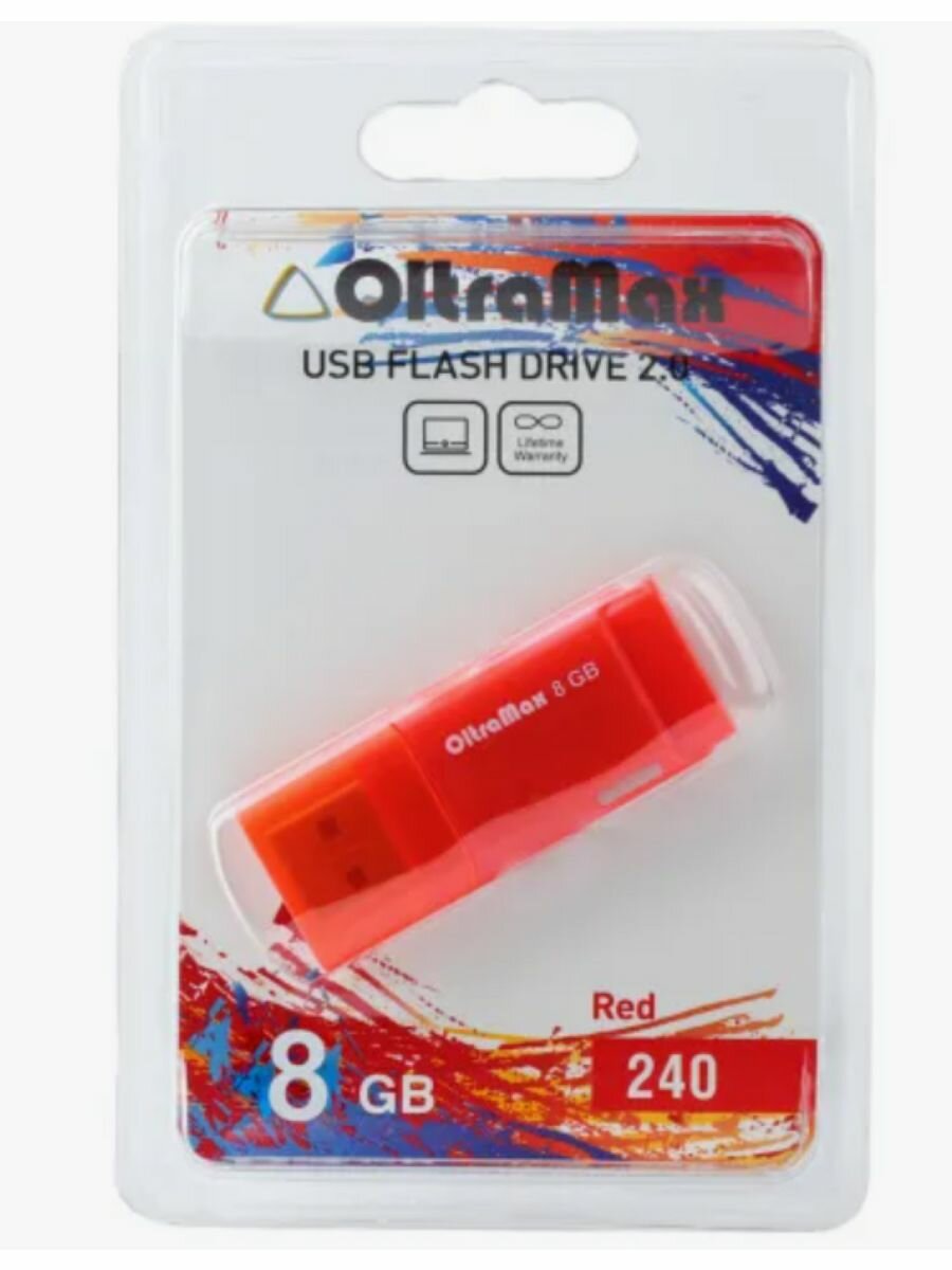 USB флеш накопитель OM-32GB-240-красный