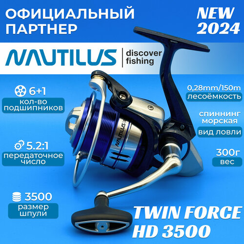 фото Катушка nautilus twin force hd 3500