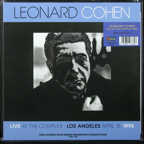 Виниловая пластинка Second Leonard Cohen – Live At The Complex - Los Angeles April 18, 1993 (coloured vinyl)