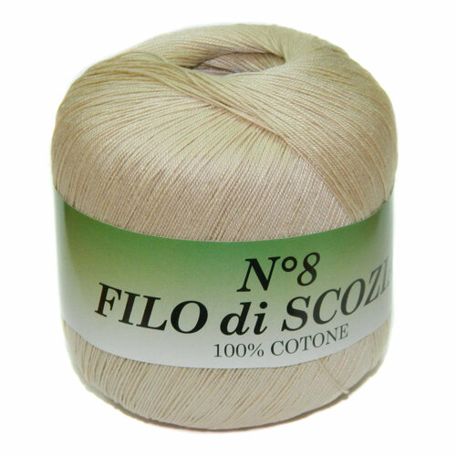 Пряжа Filo Di Scozia №8 Weltus (03), 50г, 340м, 100% мерсеризованный хлопок (2 шт.)