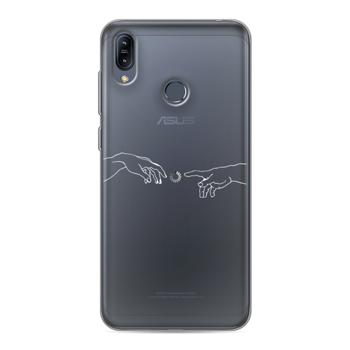 Силиконовый чехол на Asus Zenfone Max M2 ZB633KL / Асус Зенфон Макс М2 ZB633KL Загрузка творения, прозрачный