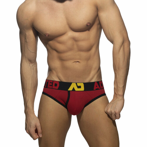 фото Трусы addicted open fly cotton brief, размер xl, красный