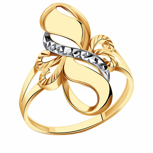 фото Кольцо diamant online, золото, 585 проба, размер 18