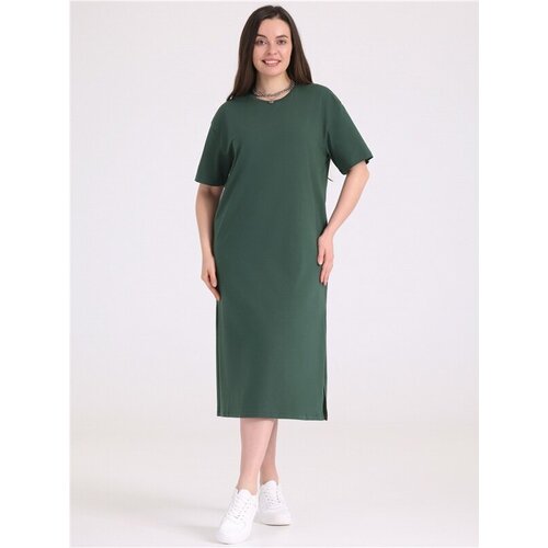 Платье Апрель, размер 108-164, зеленый туника апрель размер 108 164 зеленый