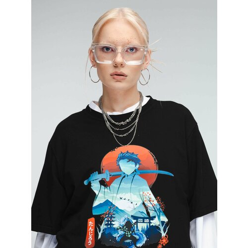 фото Футболка nakama, размер l-xl, черный