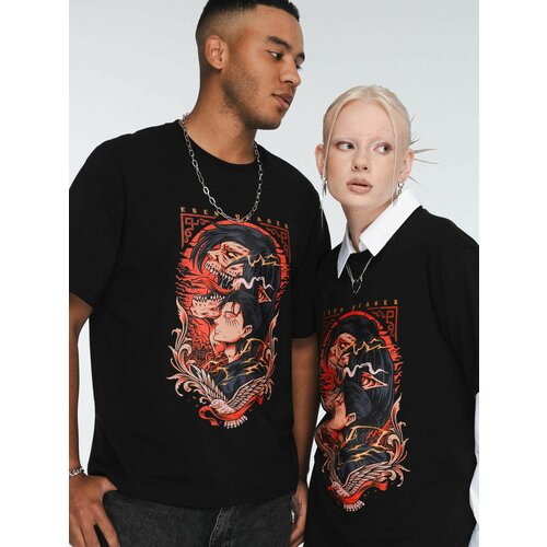 фото Футболка nakama, размер l-xl, черный