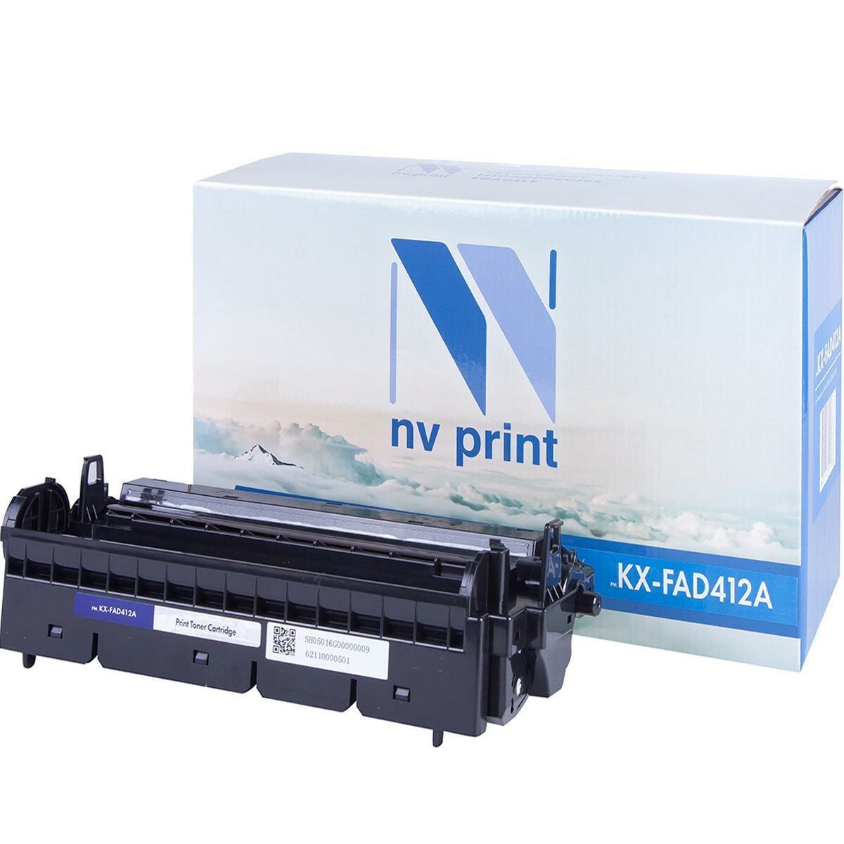 Драм-картридж NV Print NV-KXFAD412A для Panasonic KX-MB1900RU, 2000, 2020, 2030, 2051, 2061 (совместимый, чёрный, 6000 стр.)