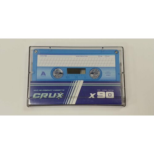 Аудиокассета новая запечатанная Crux X-90 (blue) аудиокассета запечатанная новая crux bcm 87 yellow