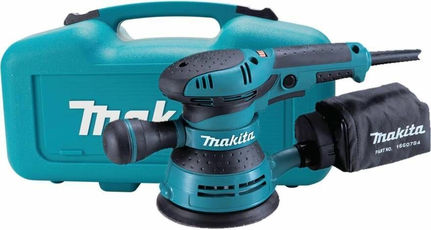 Шлифмашина Makita BO5041K эксцентриковая кейс для профессионалов 300 Вт.