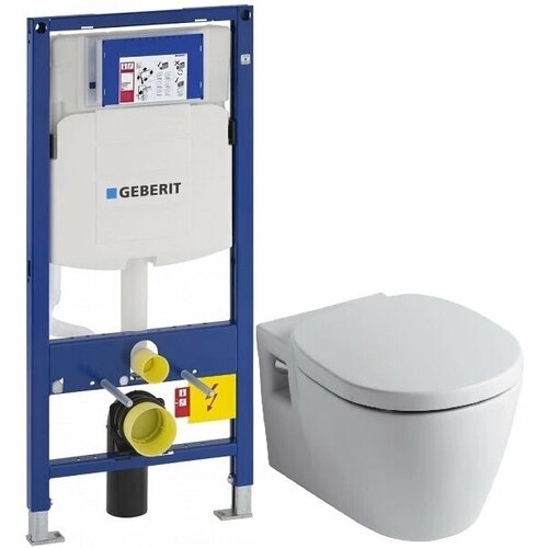 Комплект Ideal Standard Connect E803501 + E712701 + система инсталляции Geberit 111.300.00.5