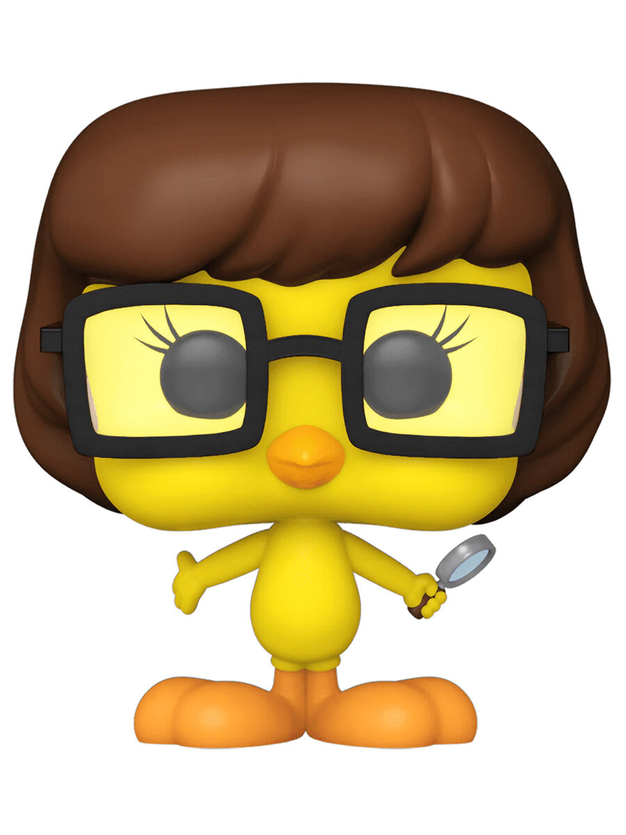 Фигурка Funko POP! WB 100th Looney Tunes X Scooby-Doo Tweety Bird as Velma (1243) 69428