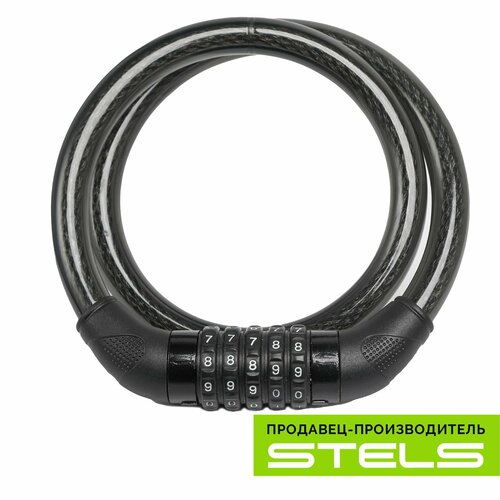 Велозамок тросовый STELS 84620 черный