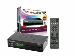 Ресивер эфирный HD (DVB-T2) SELENGA HD950D