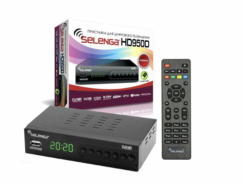 Ресивер эфирный HD (DVB-T2) SELENGA HD950D — купить в интернет-магазине ...